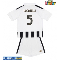 Juventus Manuel Locatelli #5 Heimtrikotsatz Kinder 2026-27 Kurzarm (+ Kurze Hosen)